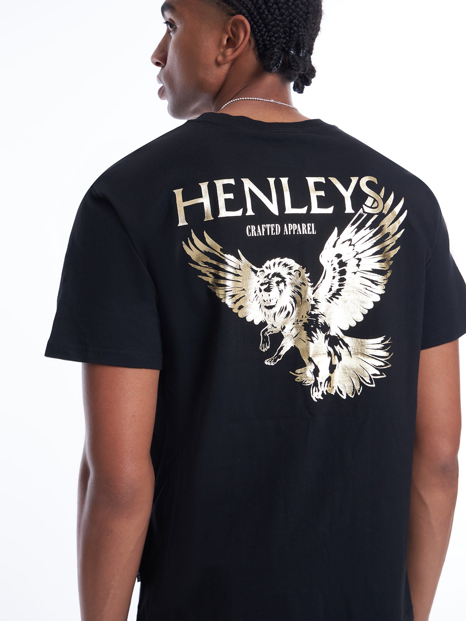 Wings Tee In Black