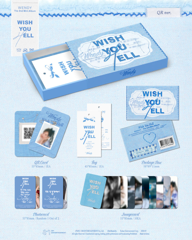 Wendy (Red Velvet) - 2ND MINI ALBUM [Wish You Hell] (QR Ver.)