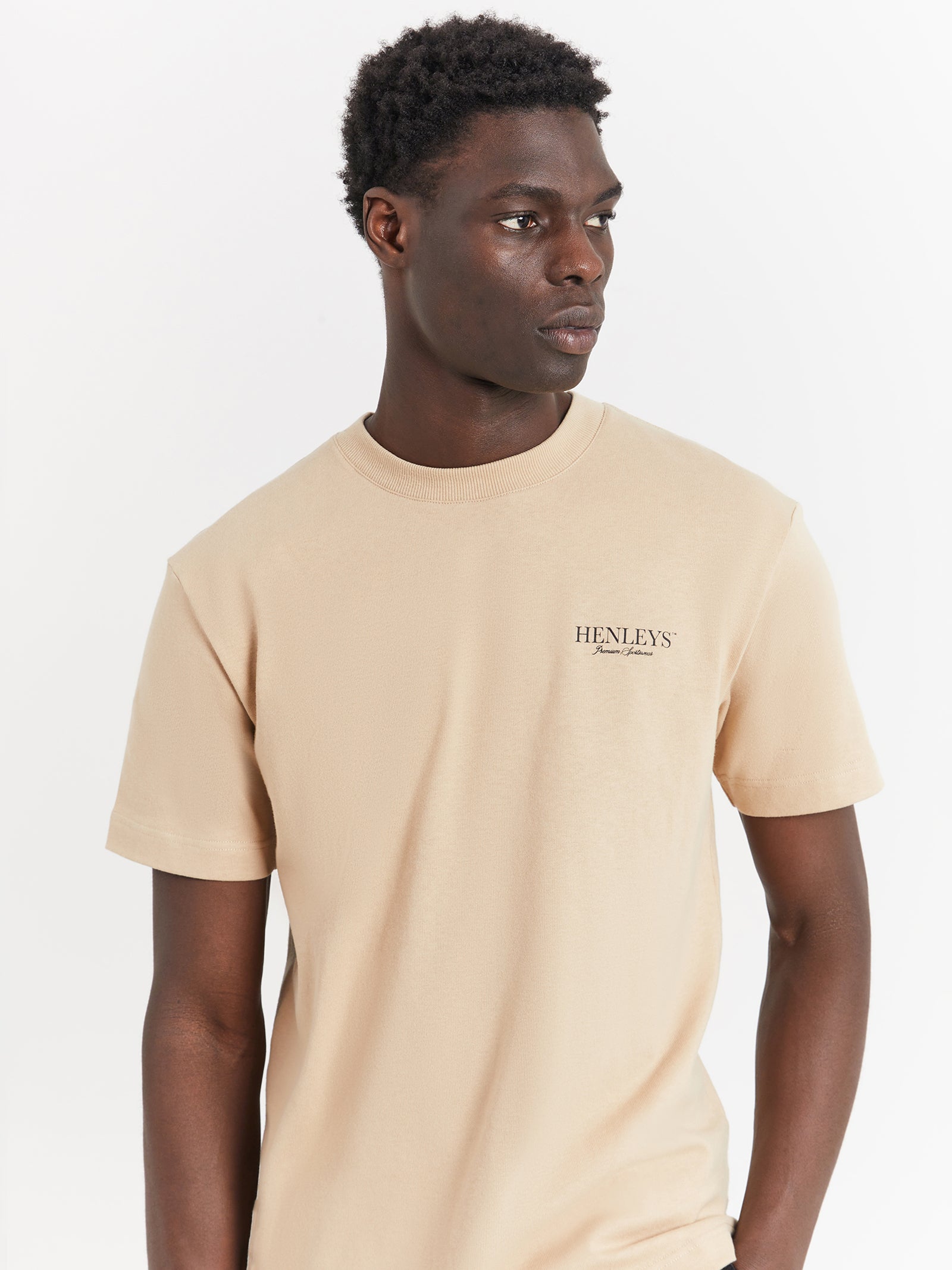 Crest T-Shirt in Bone