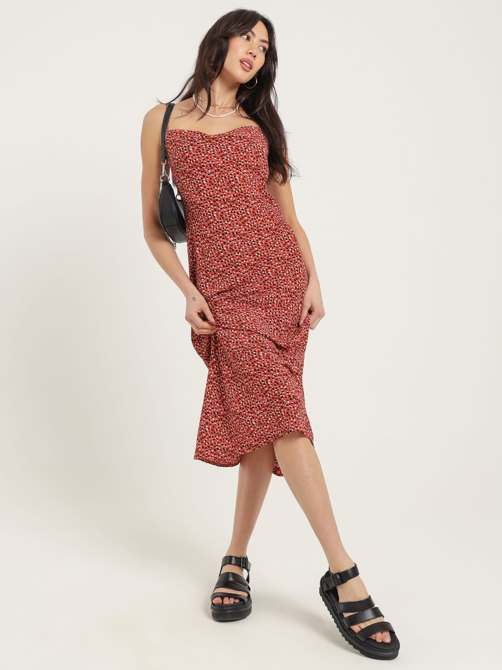 Ariel Slip Dress in Cheetah