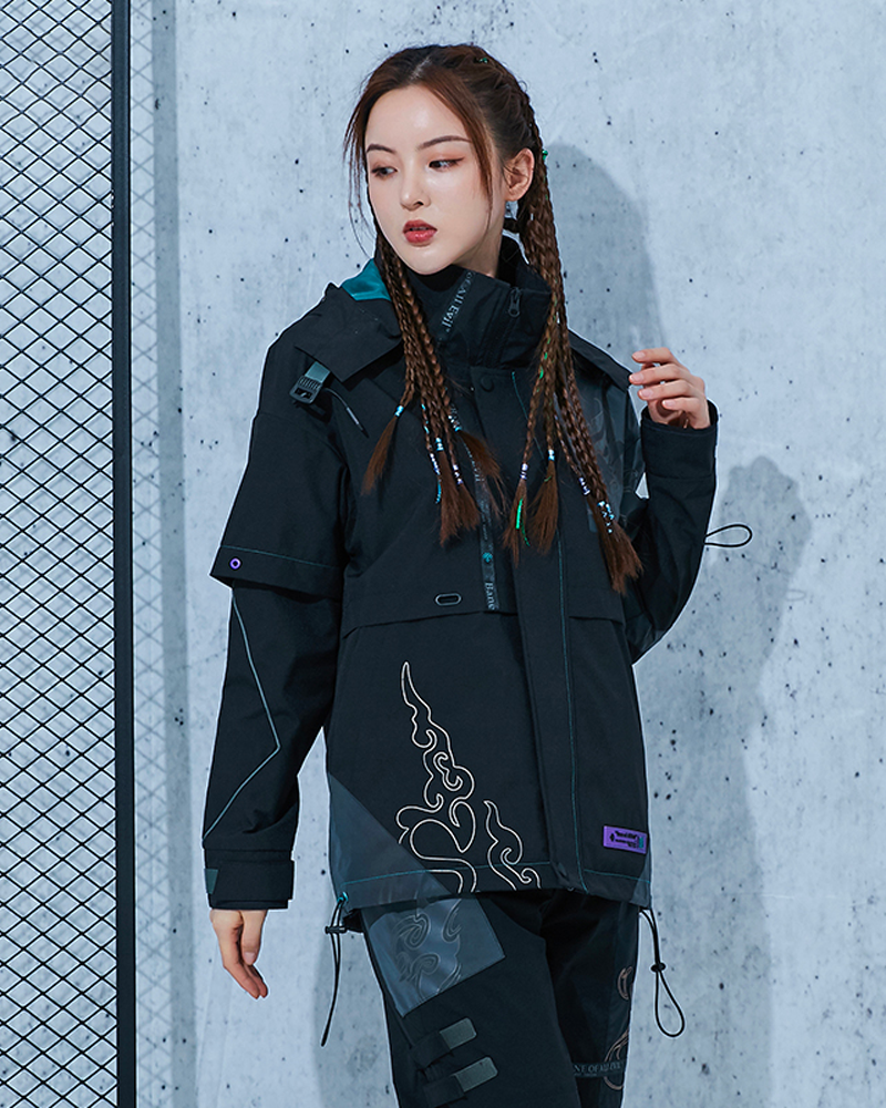 Genshin Impact Xiao Bane of All Evil Series Windbreaker