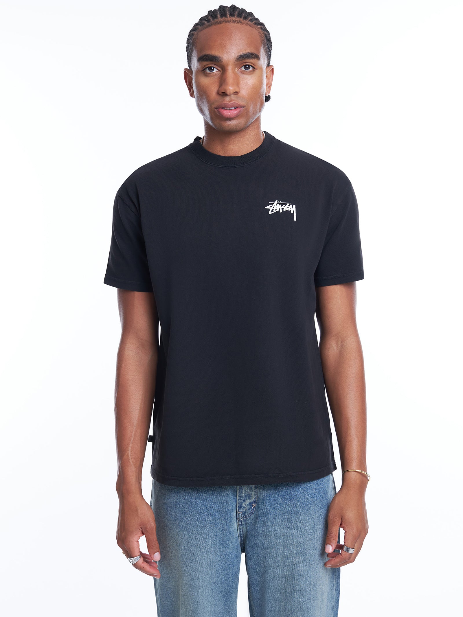 House Of Cards Heavyweight T-Shirt in Pigment Black