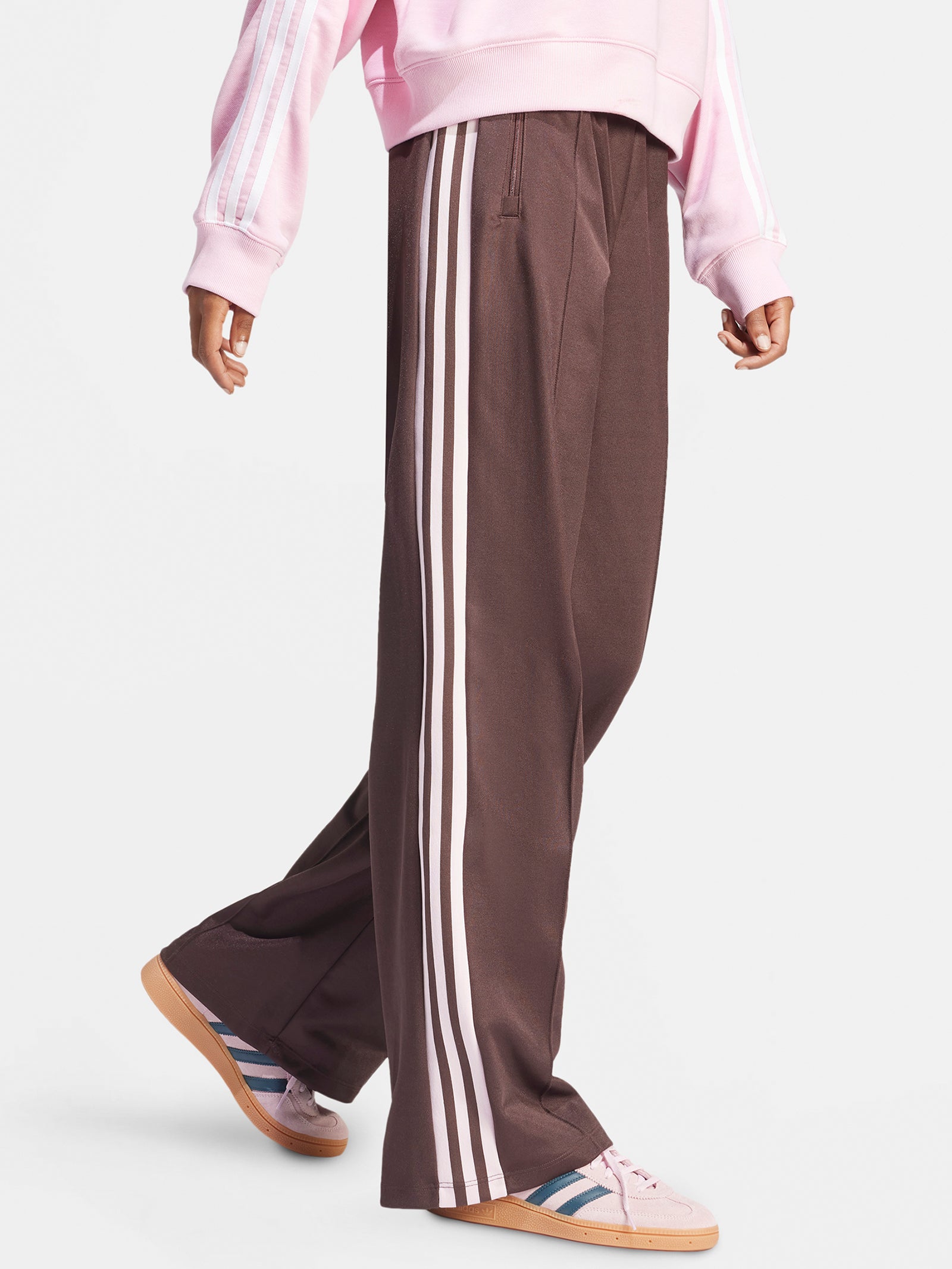 Beckenbauer Track Pants in Shadow Brown