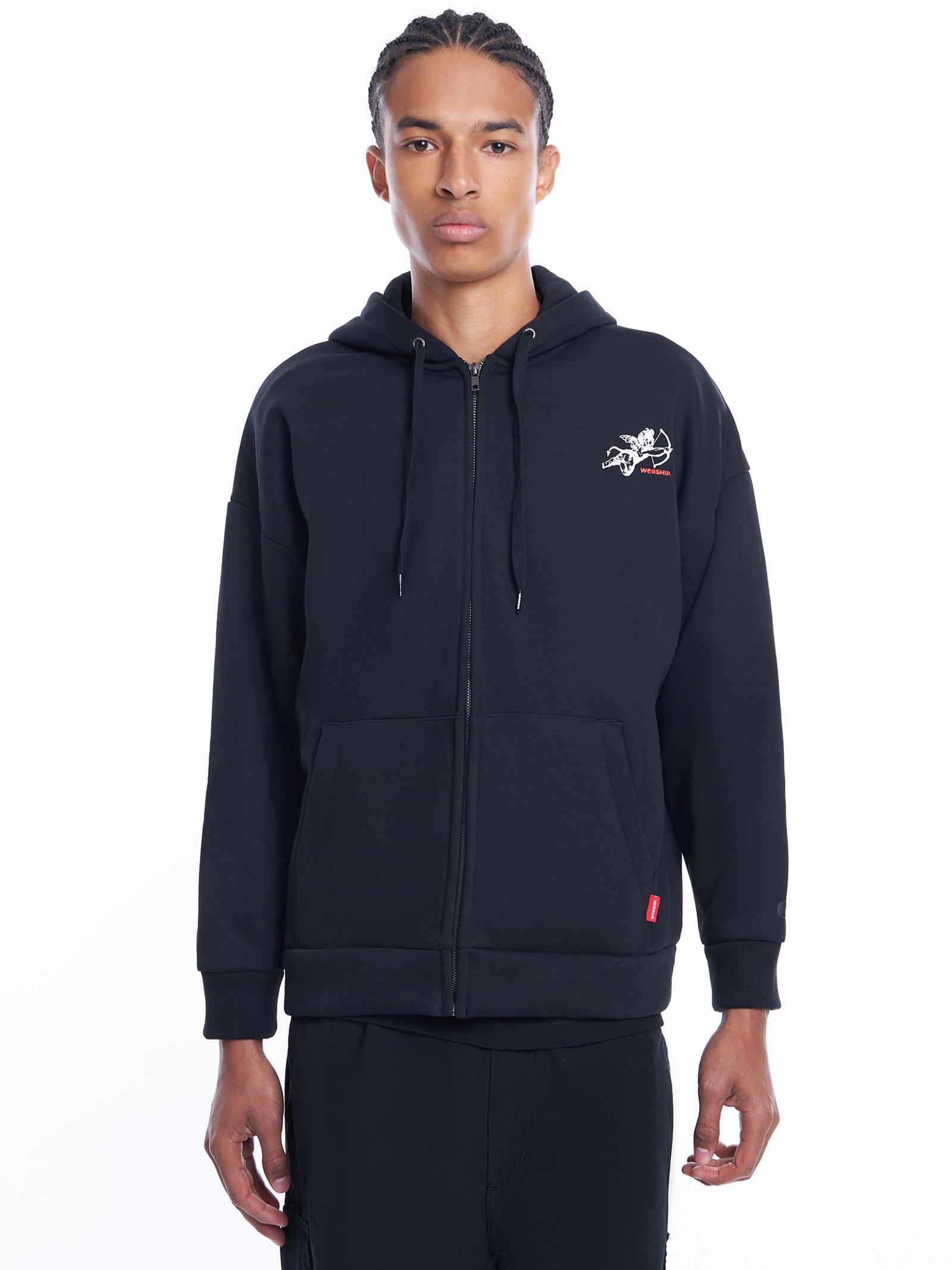 Cherub Zip Front Hood