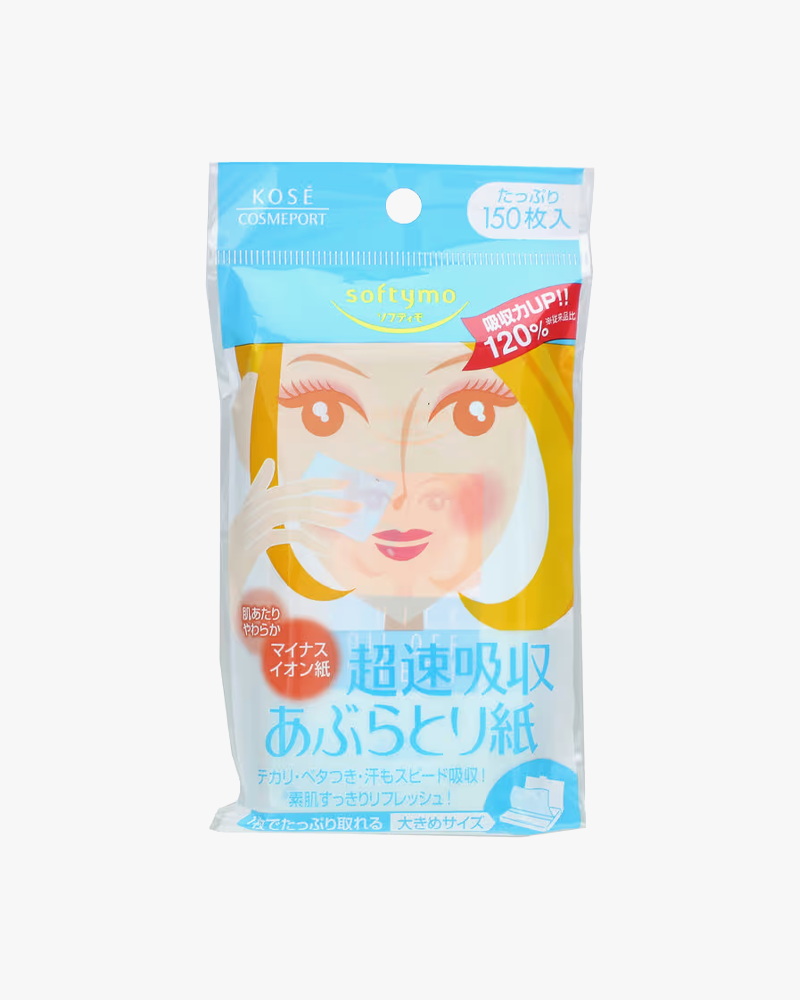 KOSE Softymo Oil Blotting Paper Minus