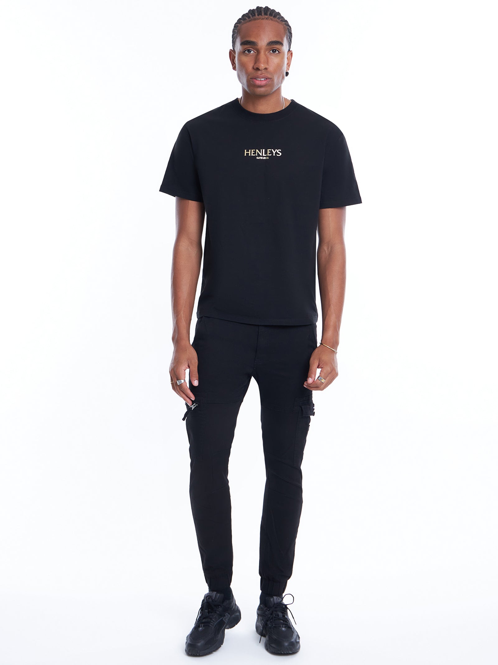 Wings Tee In Black