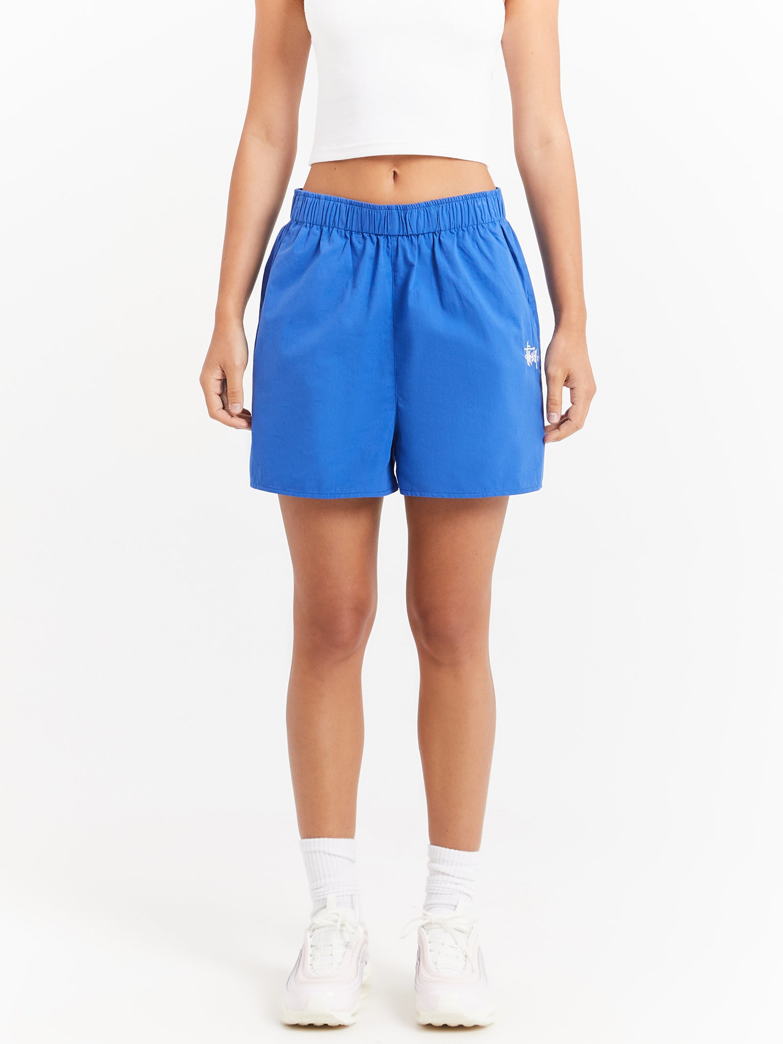 Graffiti Shorts in Ultramarine