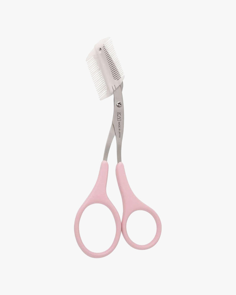 KAI Eyebrow Scissors with 2-Way Comb