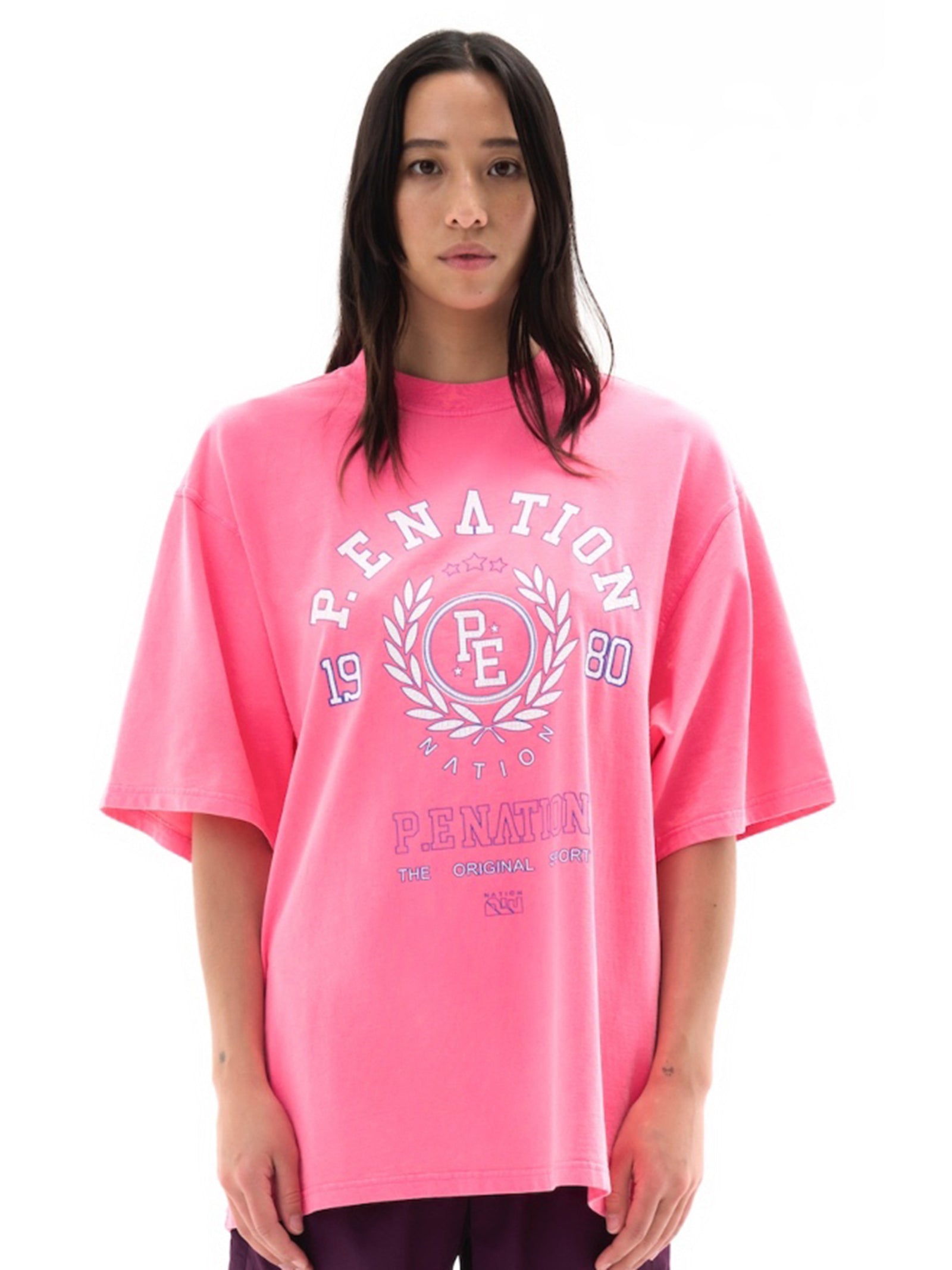 Overland T-Shirt in Bright Pink