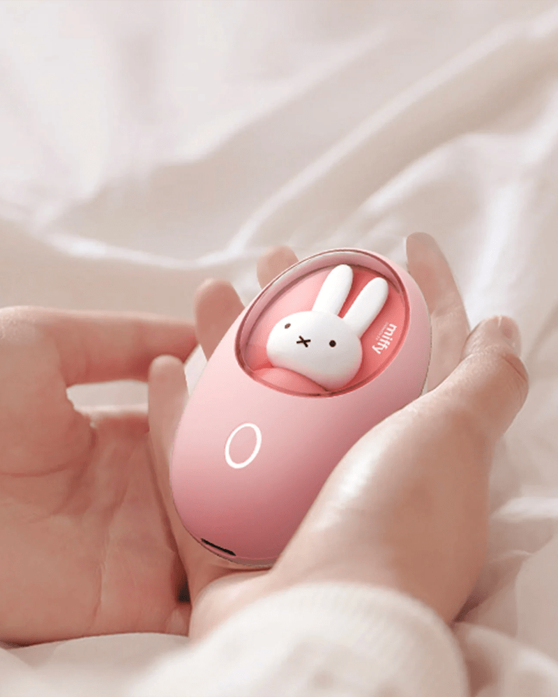 MIPOW x Miffy Spaceship Hand Warmer Egg