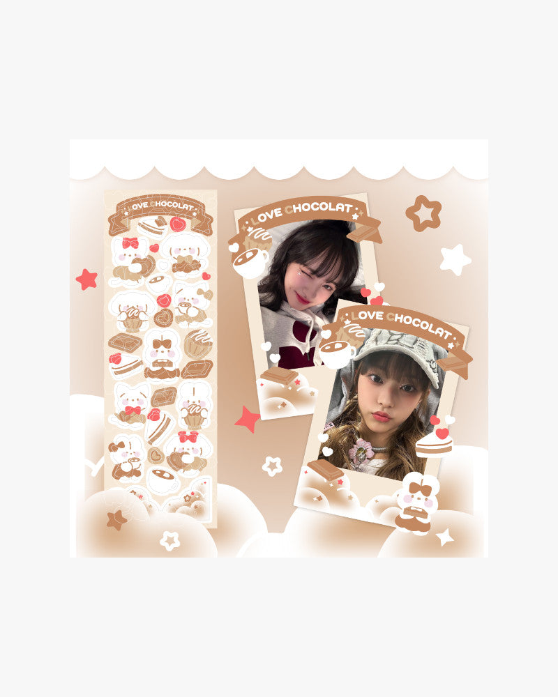 mallangcloud Love Chocolat Sticker Sheet