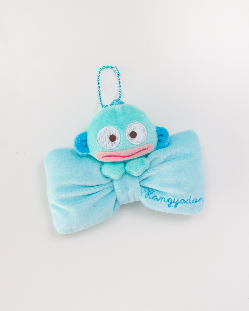 Sanrio Bowtie Plush Charm Keyring