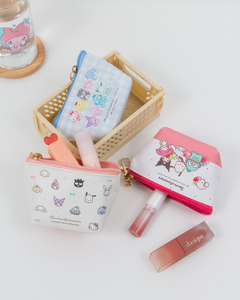 Sanrio Characters Group Triangular Pouch