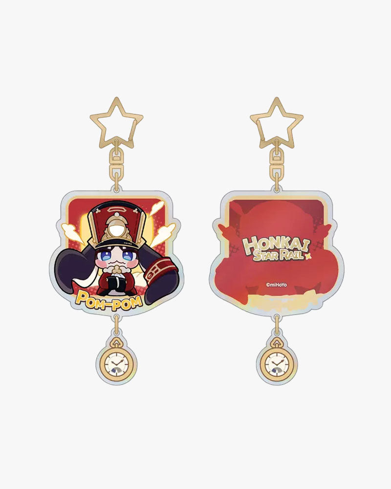 Honkai: Star Rail Pom-Pom Acrylic Keychain