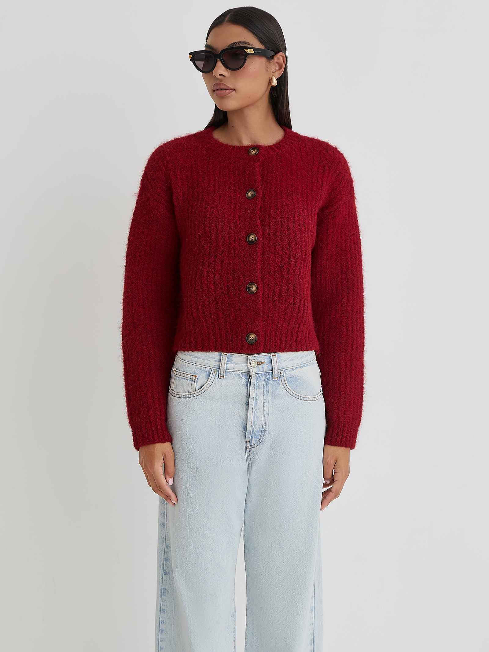 Drew Cardigan In Red