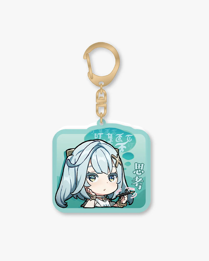 Genshin Impact Chibi Character Acrylic Keychain 3