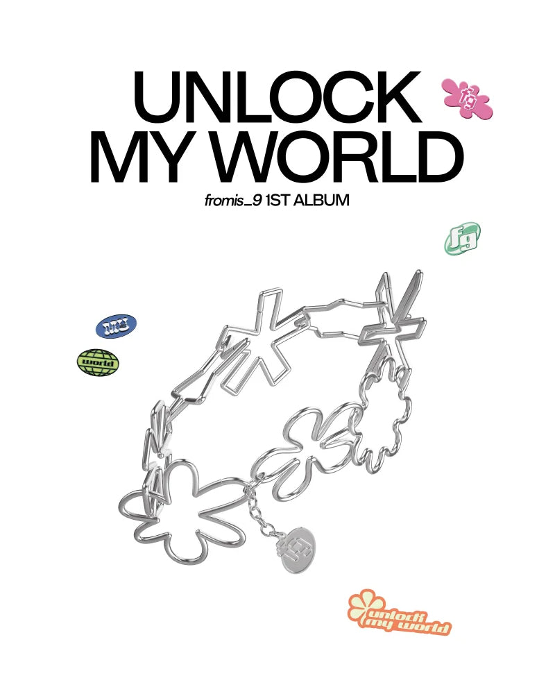 fromis_9 - UNLOCK MY WORLD (1ST ALBUM) (3 VERSIONS)