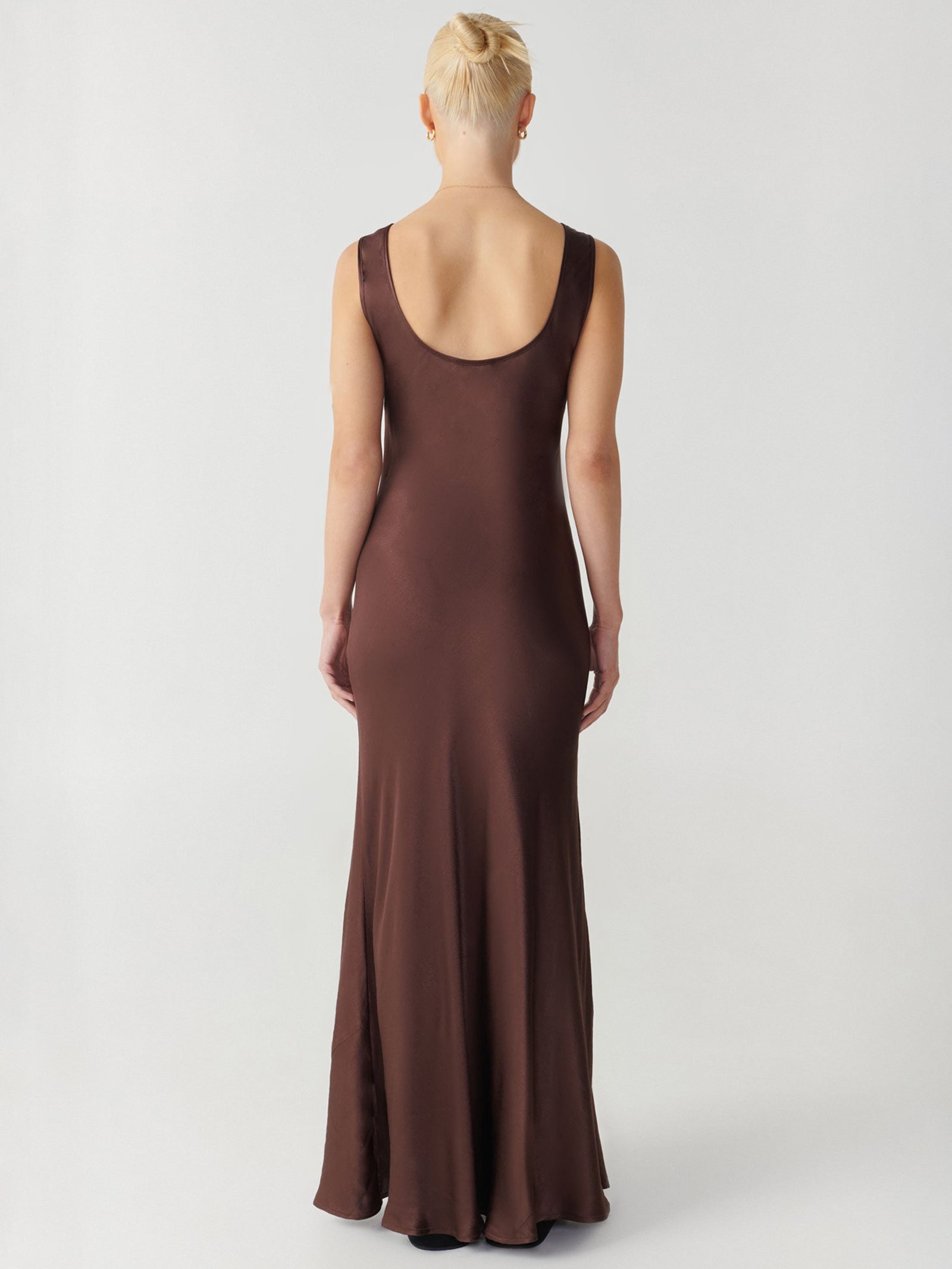 Jones Midi Dress in Dark Oak