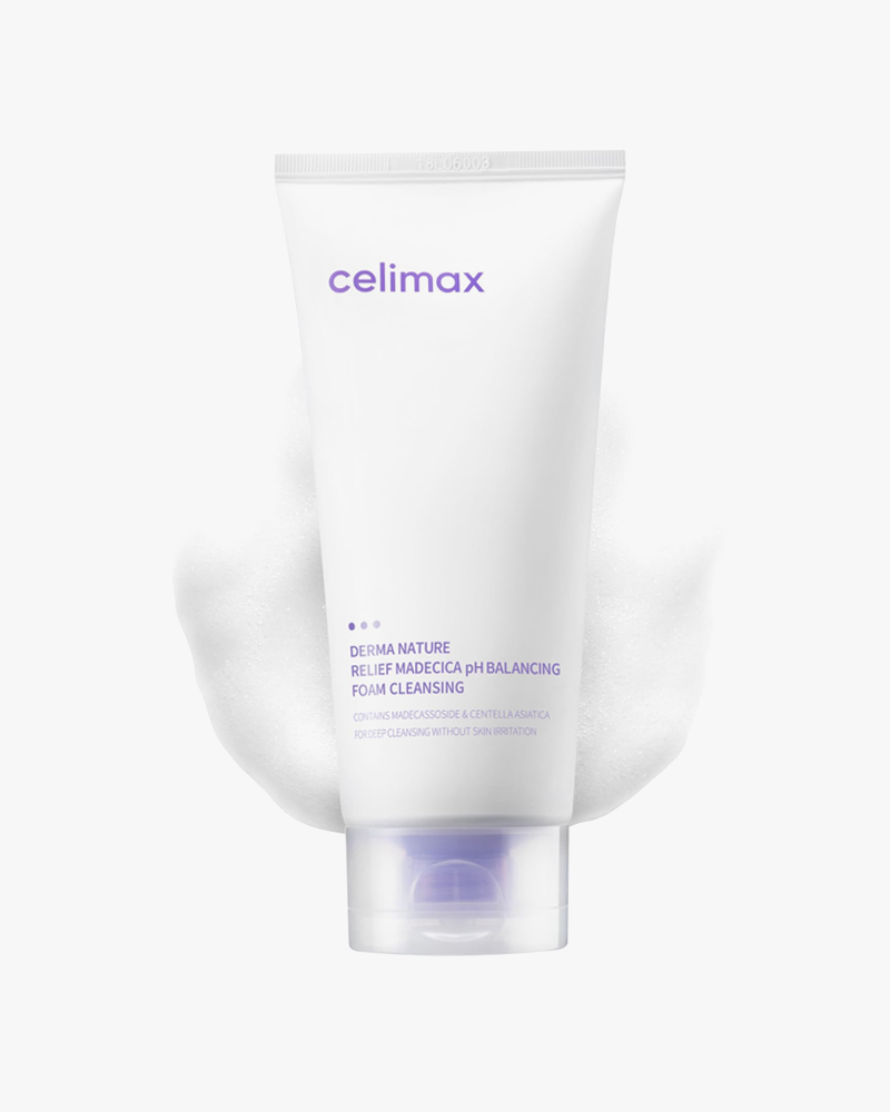 celimax Derma Nature Relief Madecica pH Balancing Cleansing Foam