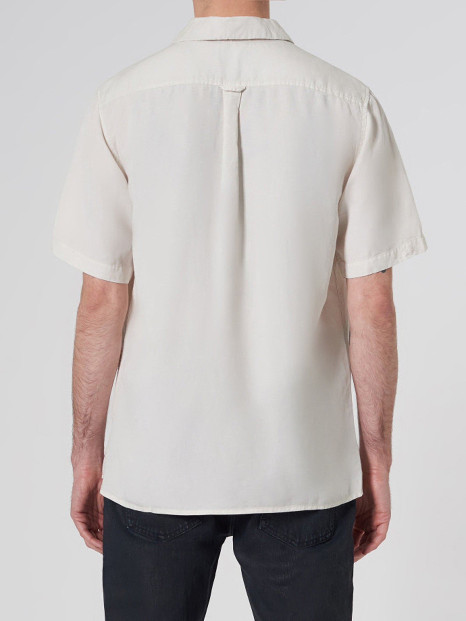 Curtis Short Sleeve Shirt in Washed Stone