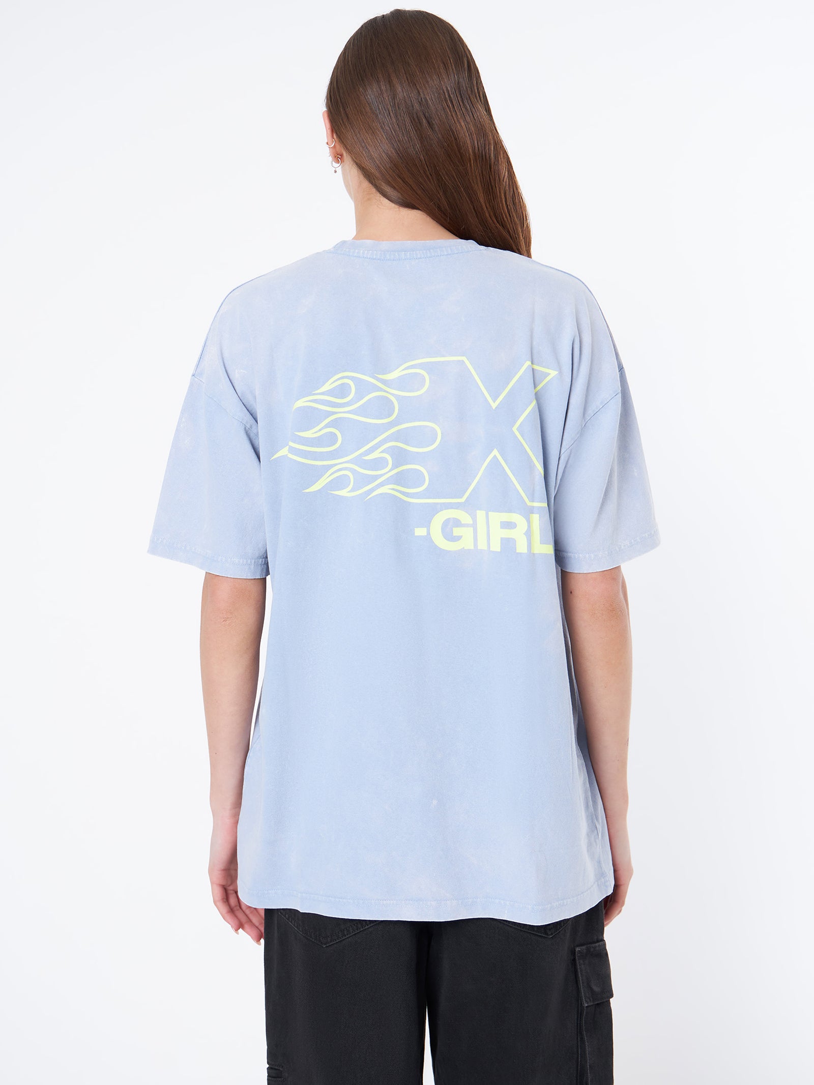 Burning X Logo Relaxed Tee