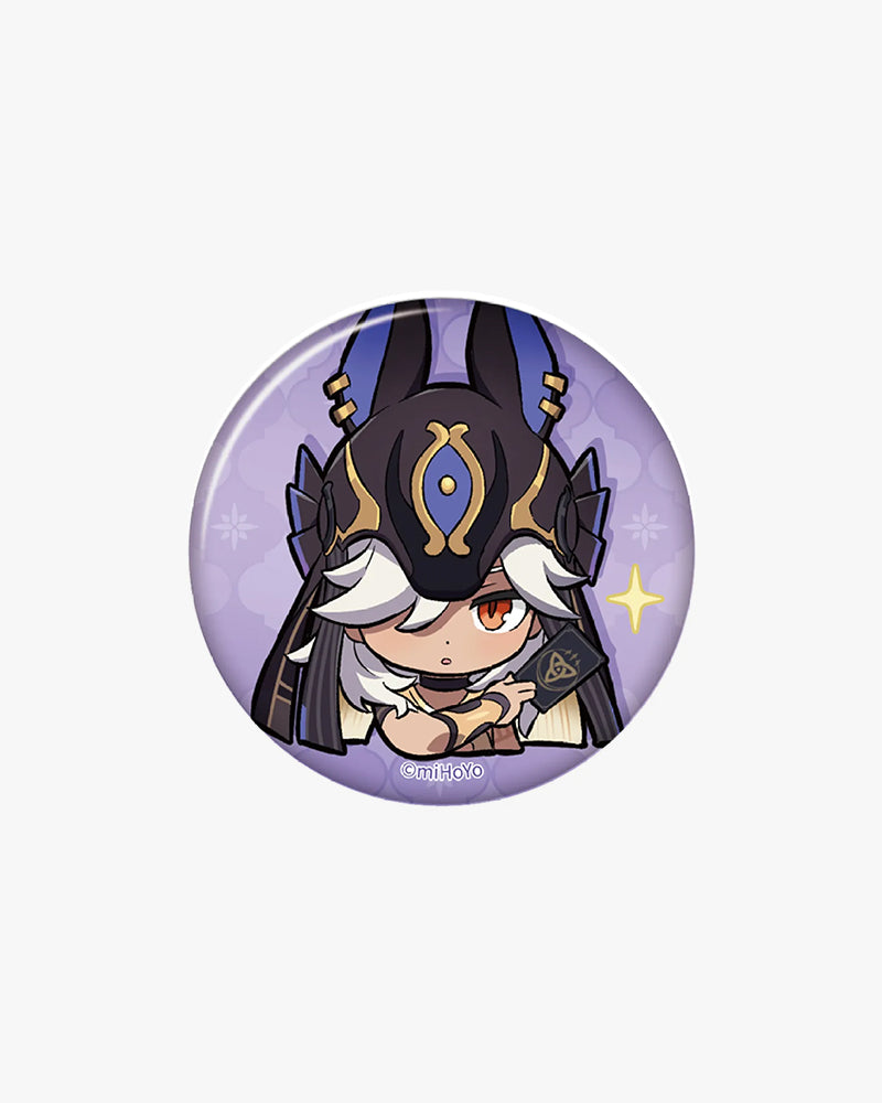 Genshin Impact Chibi Character Emote Badge Vol.3