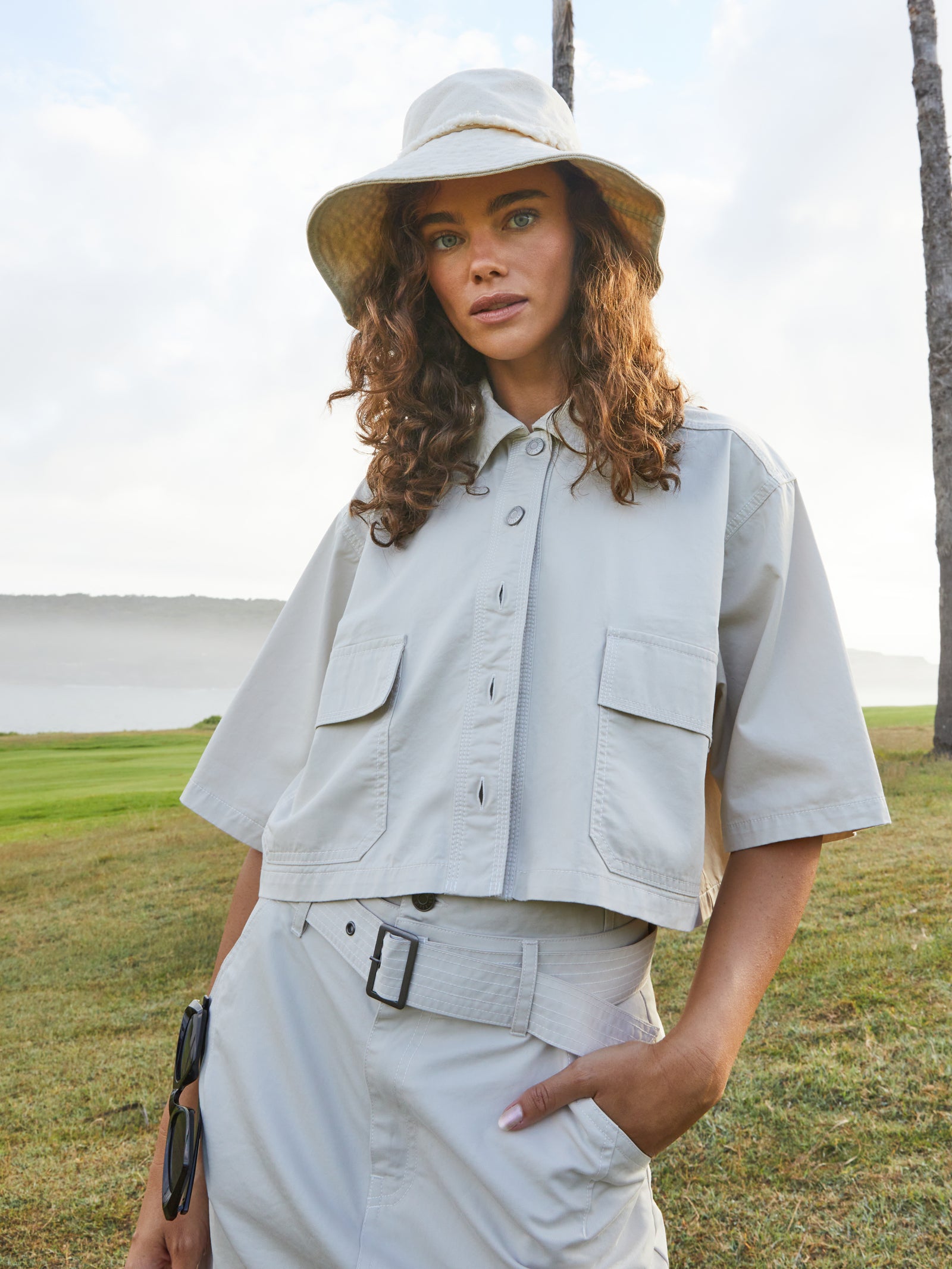 Thrills Bucket Hat in Off White