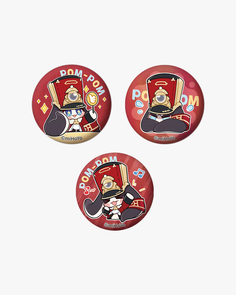 Honkai: Star Rail Pom-Pom Gallery Series Badge Set