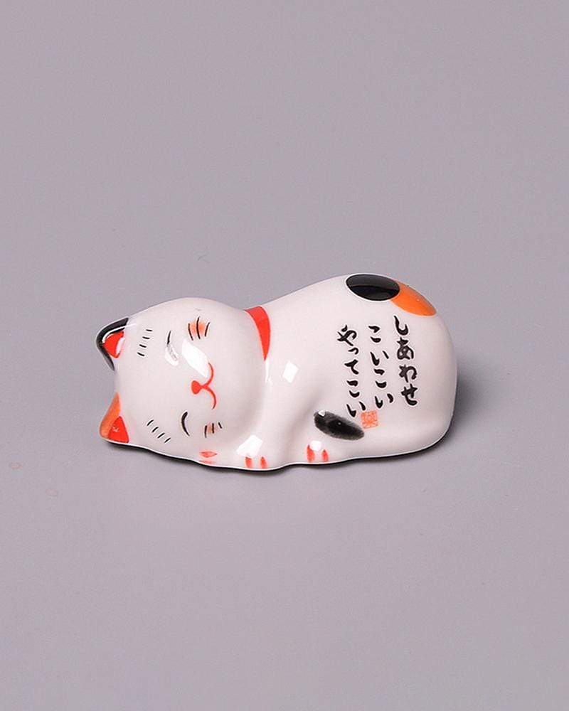 Lucky Cat Chopstick Holder