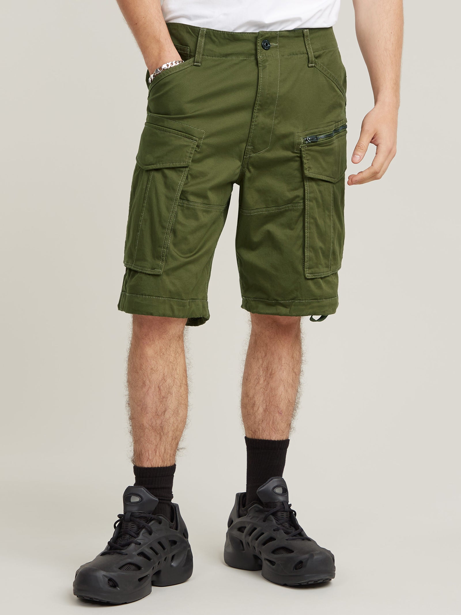 Rovic Zip Relaxed Shorts