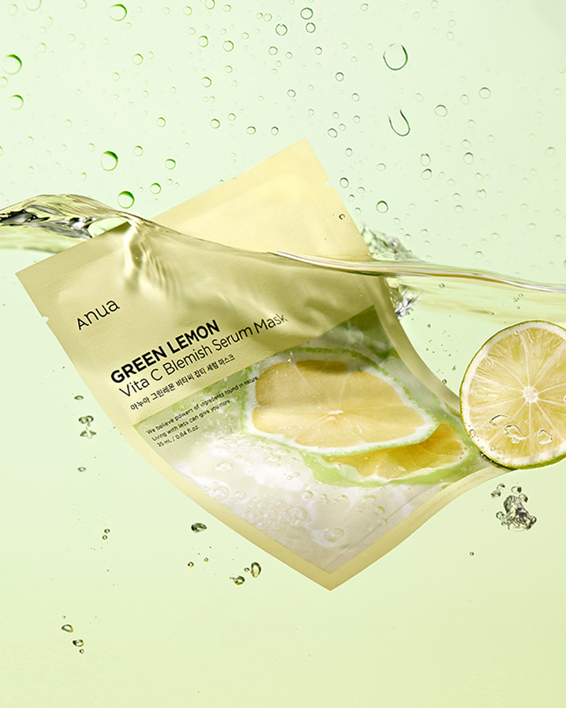 Anua Green Lemon Vita C Blemish Serum Mask