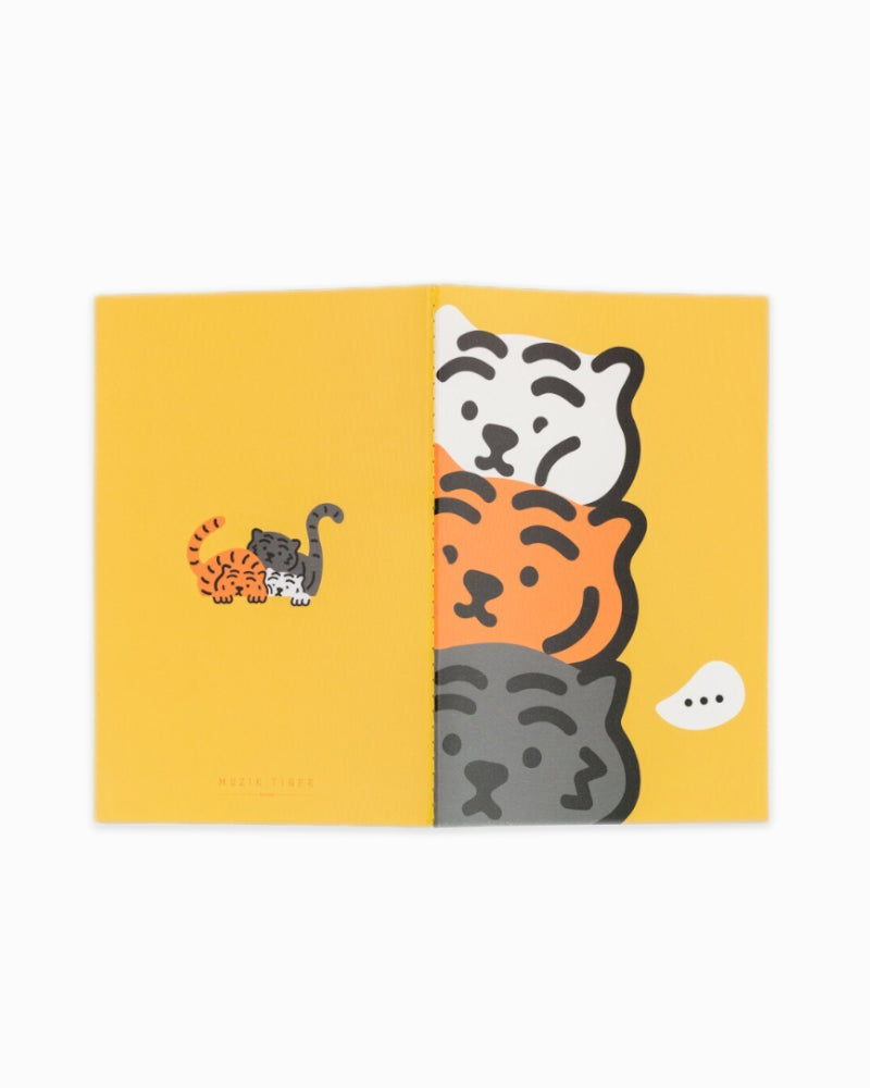 MUZIKTIGER 3 Colours Tiger Sewing Notebook