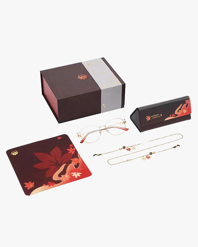 Genshin Impact Kaedehara Kazuha Impression Glasses Set