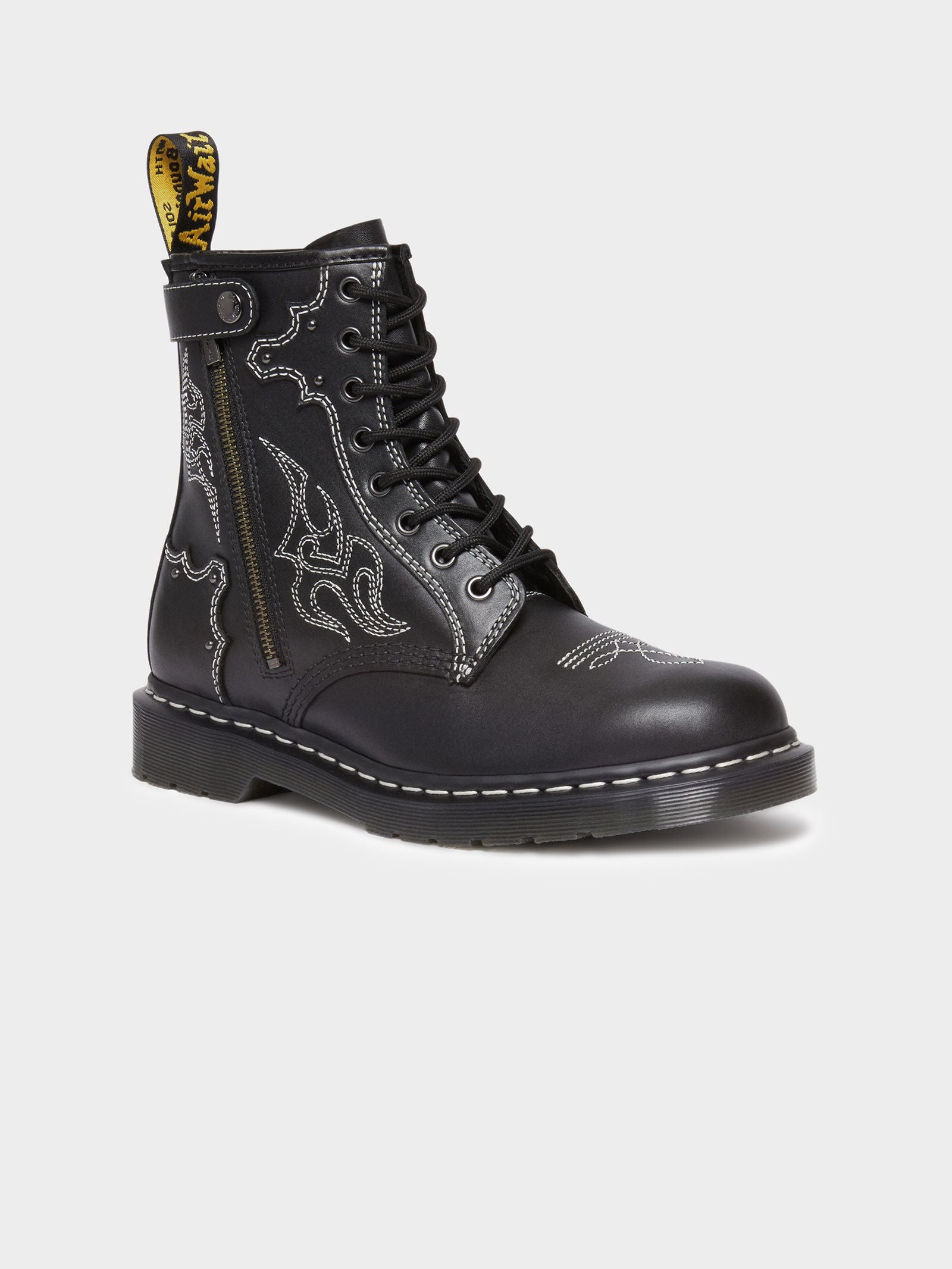 1460 GA 8 Eye Boot in Black Wanama