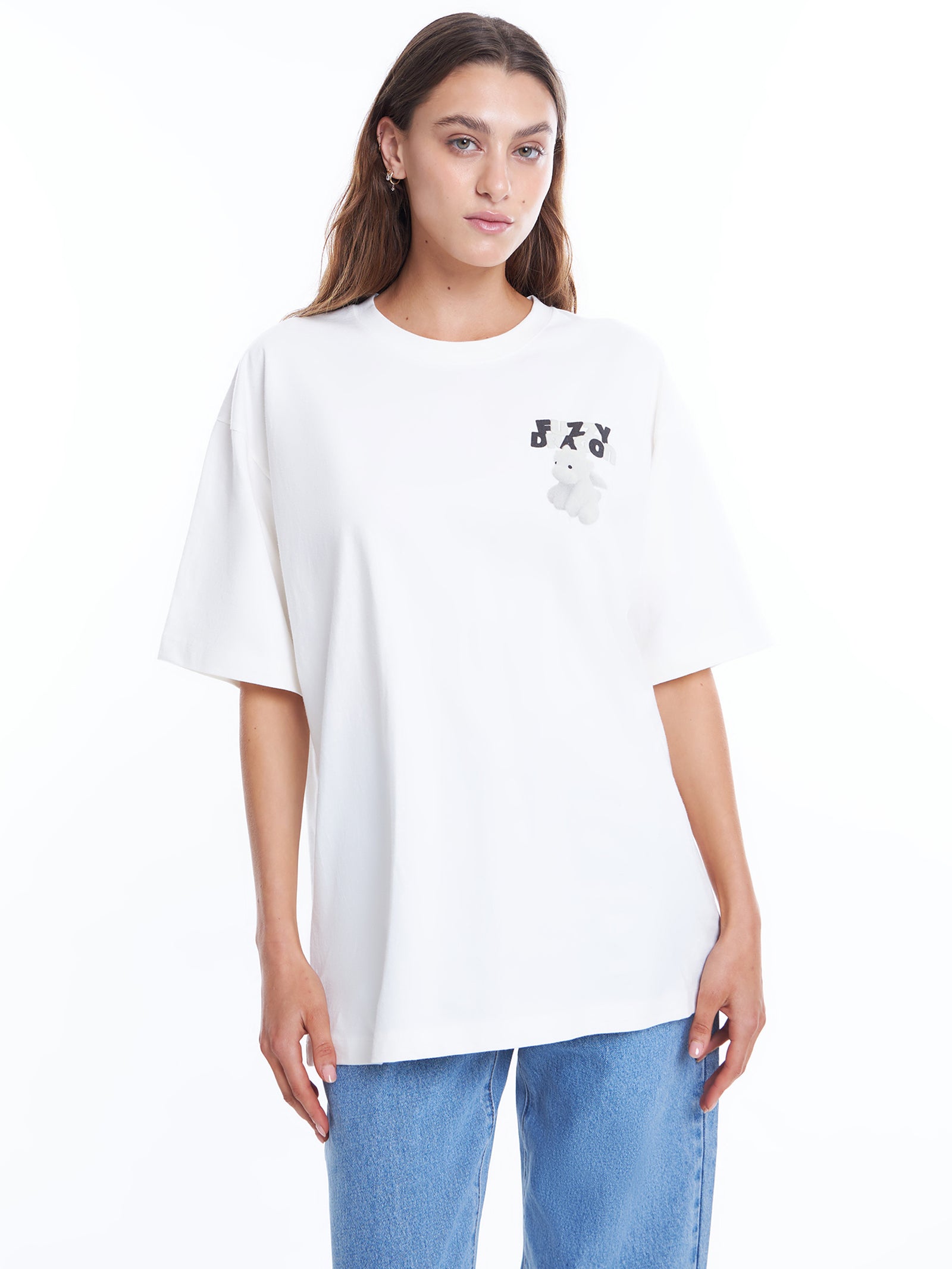 Fuzzy Font Dragon Tee