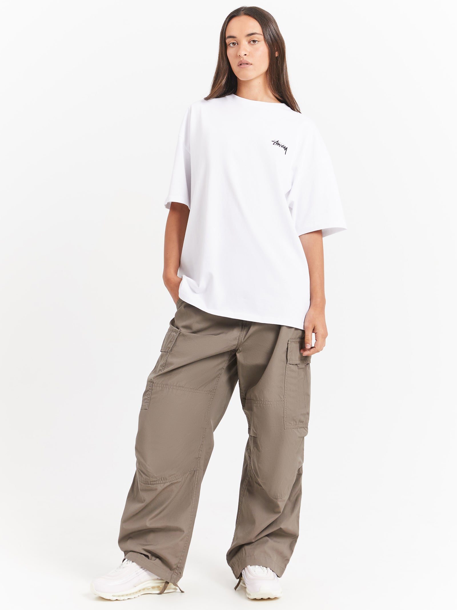 Jet Baggy Cargo Pants in Barista Brown