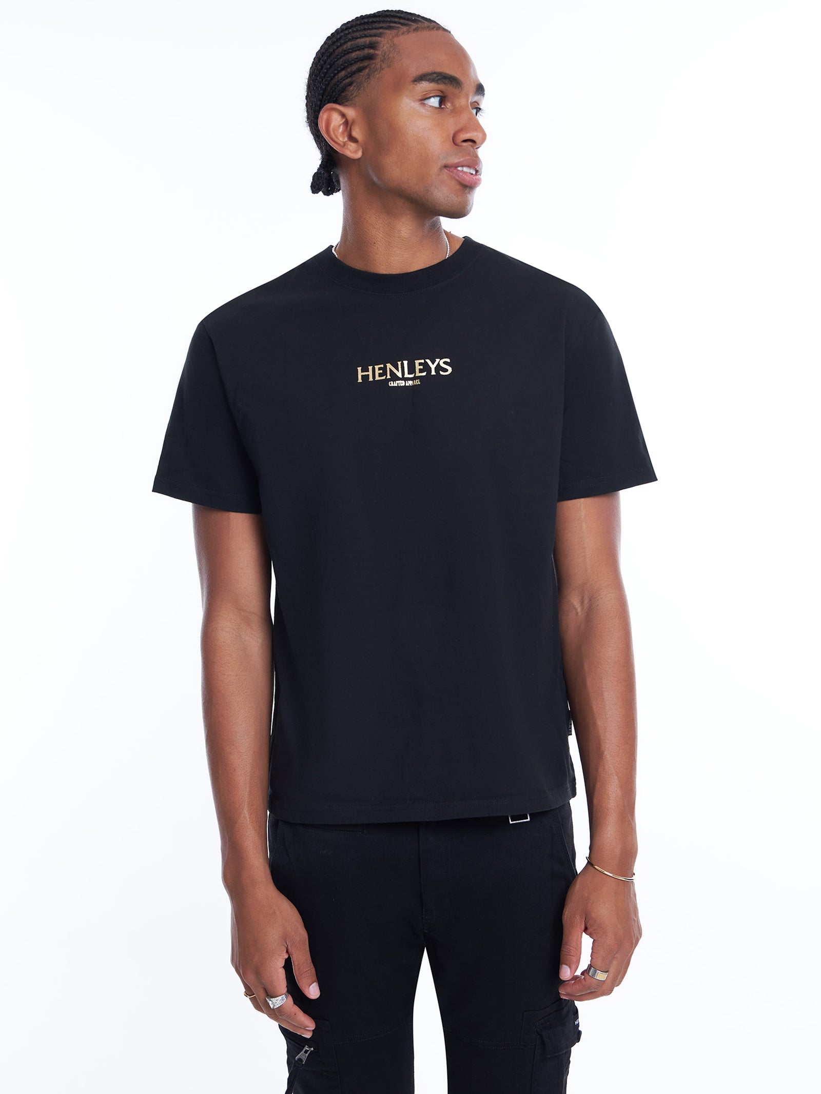 Wings Tee In Black