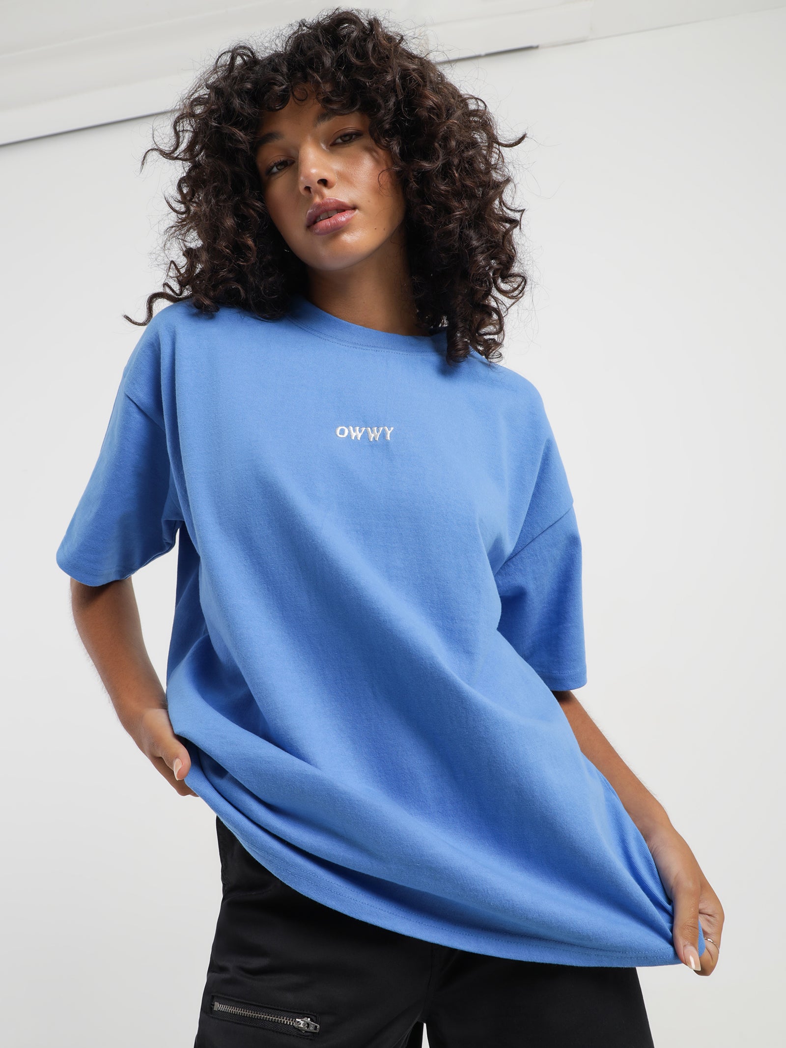 Heavyweight Logo T-Shirt in Azure