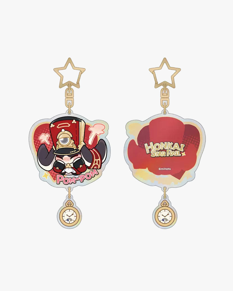 Honkai: Star Rail Pom-Pom Acrylic Keychain