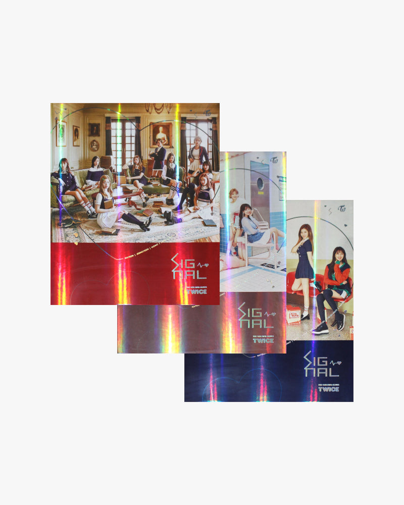 TWICE - SIGNAL (4TH Mini Album) (3 Versions)