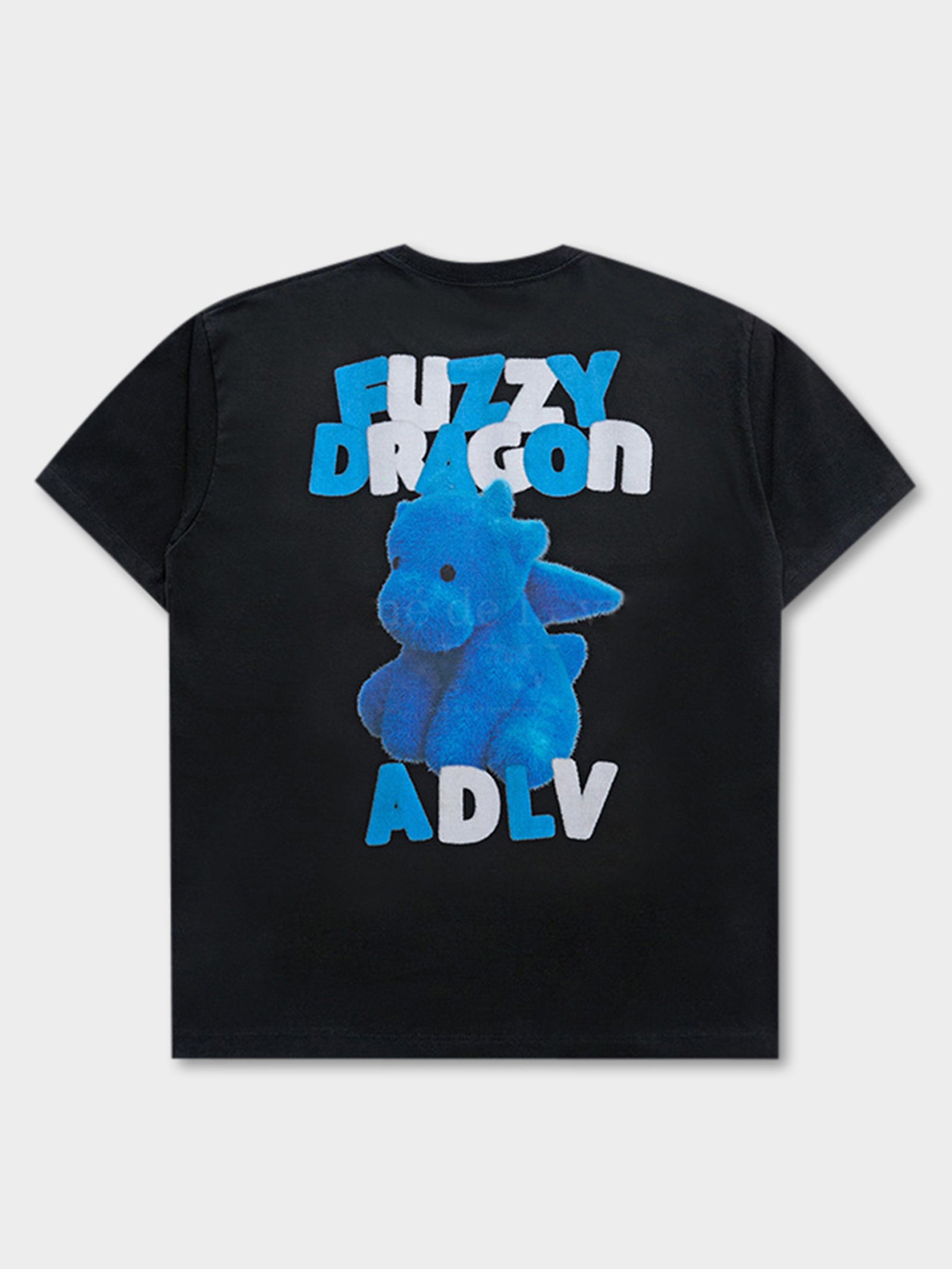 Fuzzy Font Dragon Tee