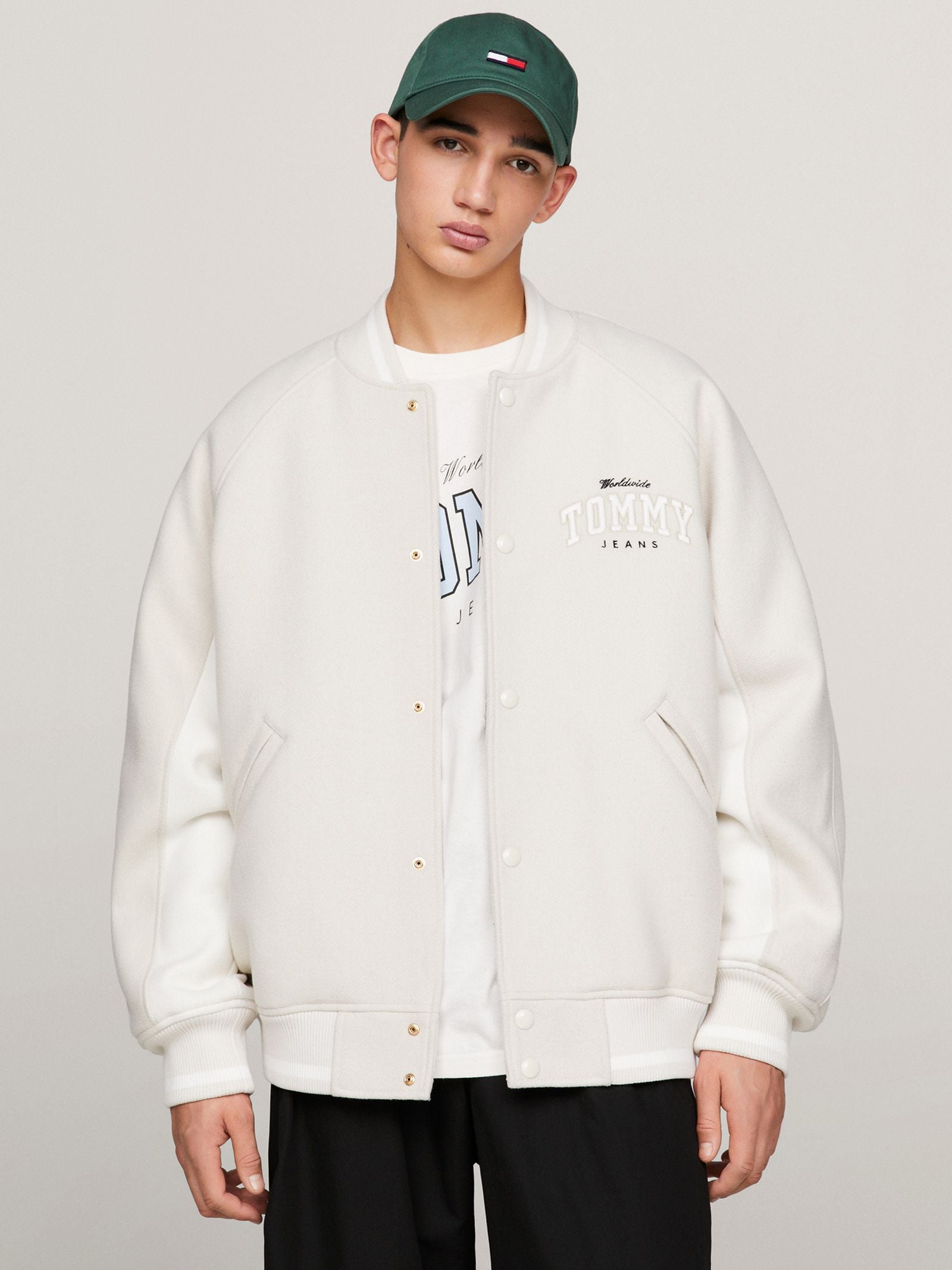 Wool Varsity Bomber