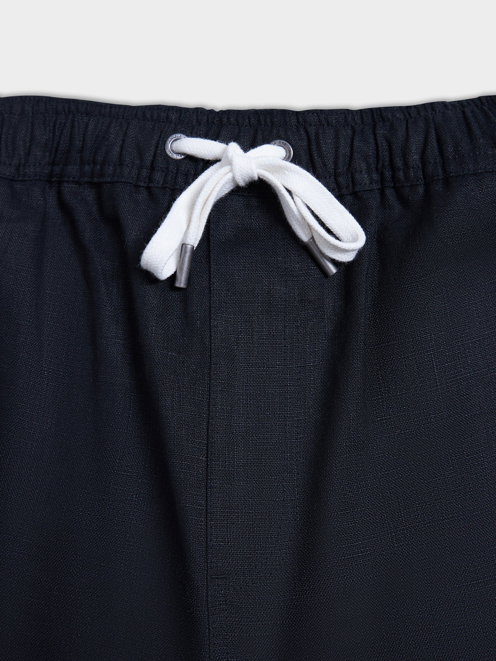 Luca Linen Short In Black