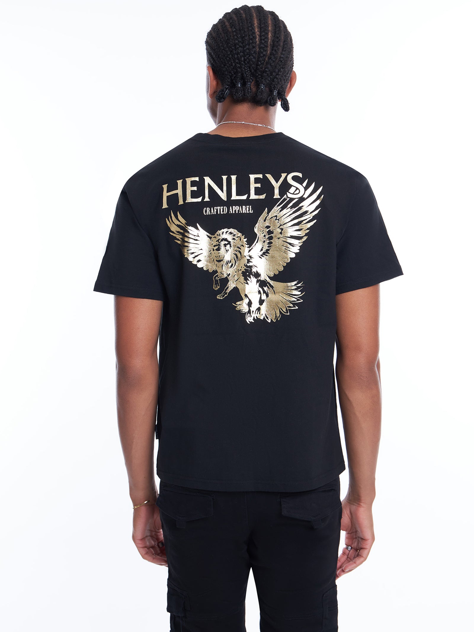 Wings Tee In Black