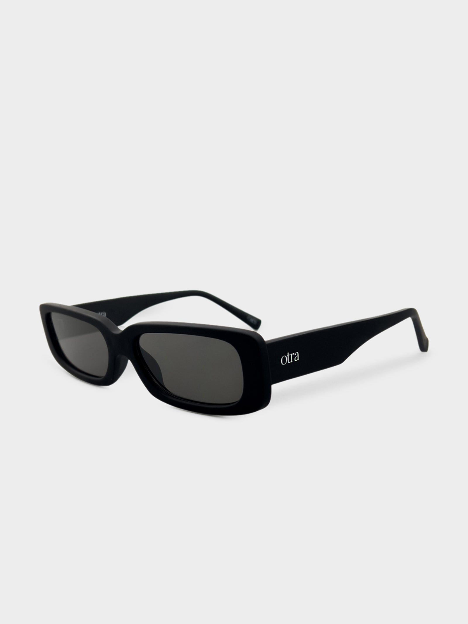 Sunny Sunglasses in Rubber Black & Smoke