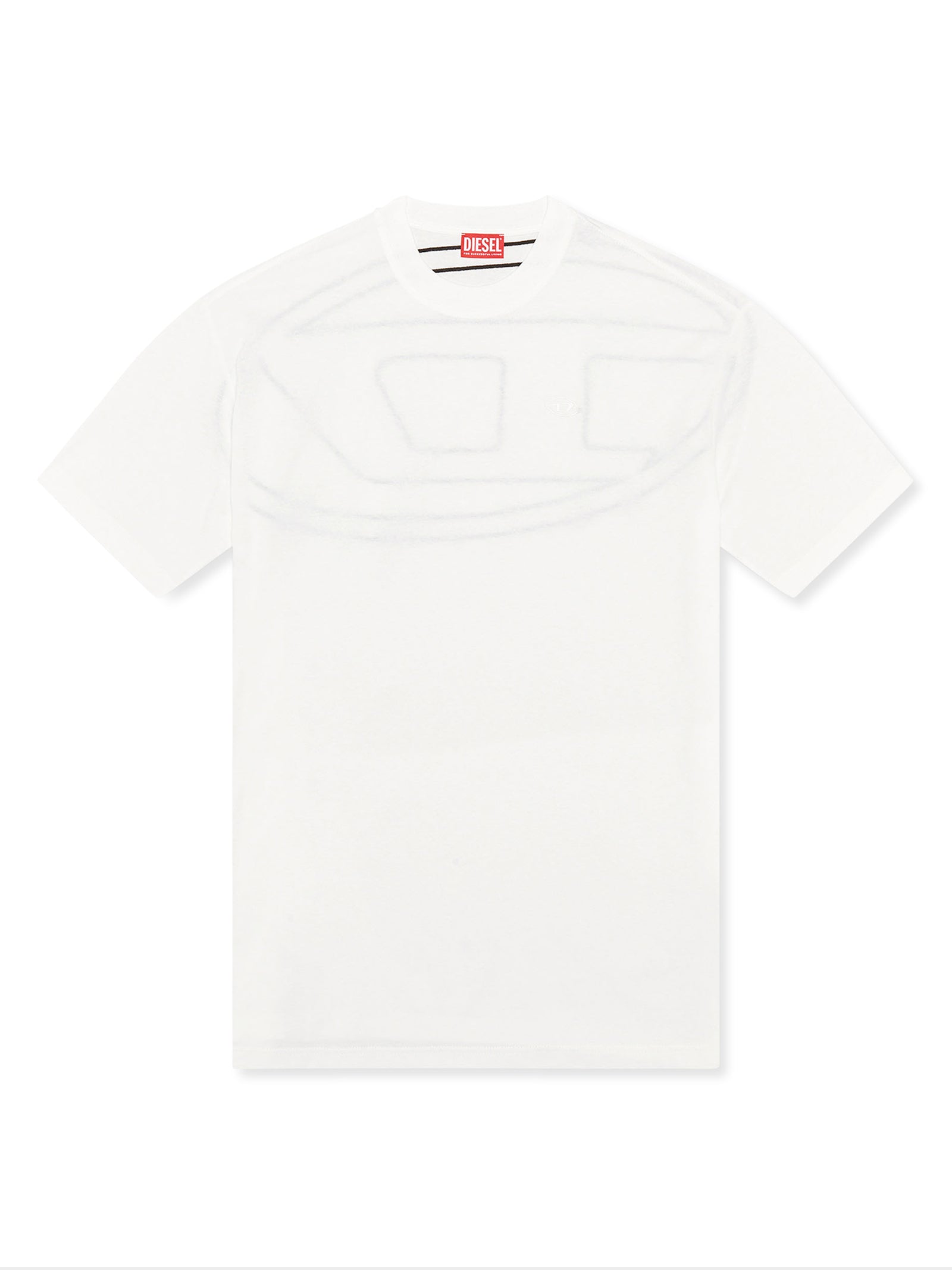 T-Boggy-Megoval-D T-Shirt In Off White