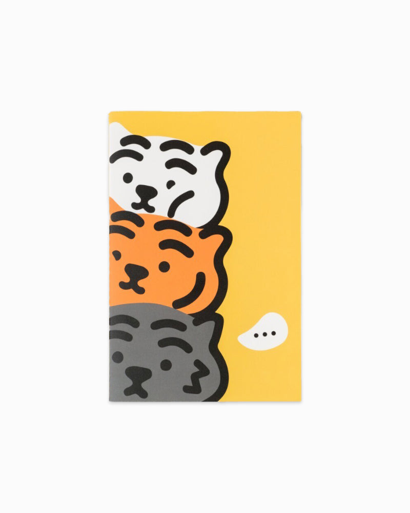 MUZIKTIGER 3 Colours Tiger Sewing Notebook