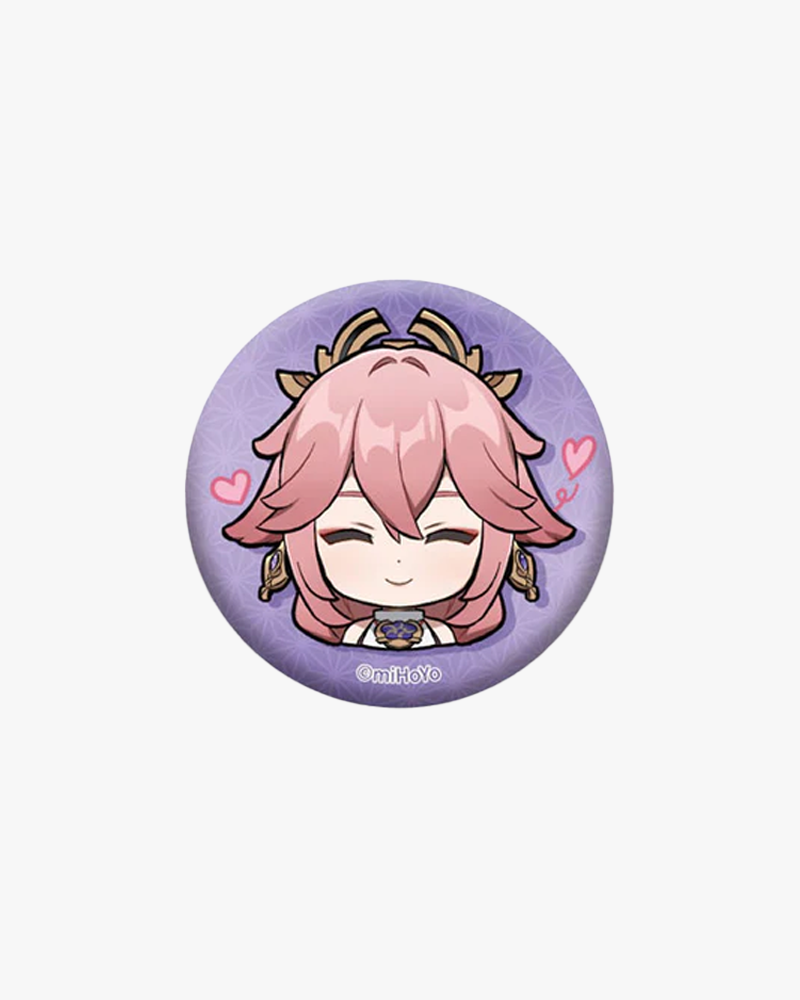 Genshin Impact Chibi Character Emote Badge Vol.2