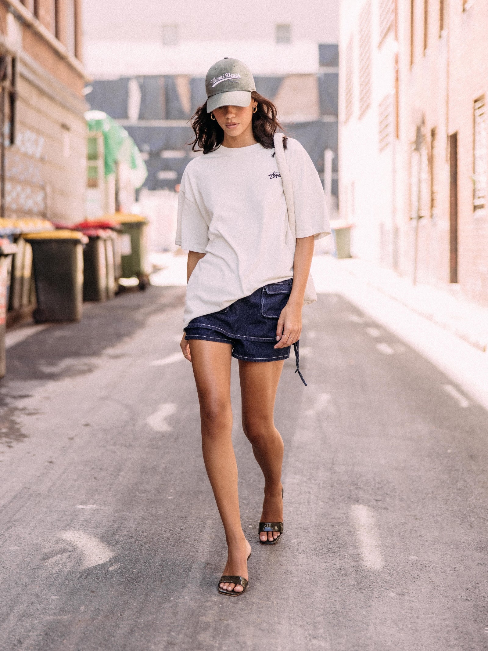 Countryside Skort in Blue Denim