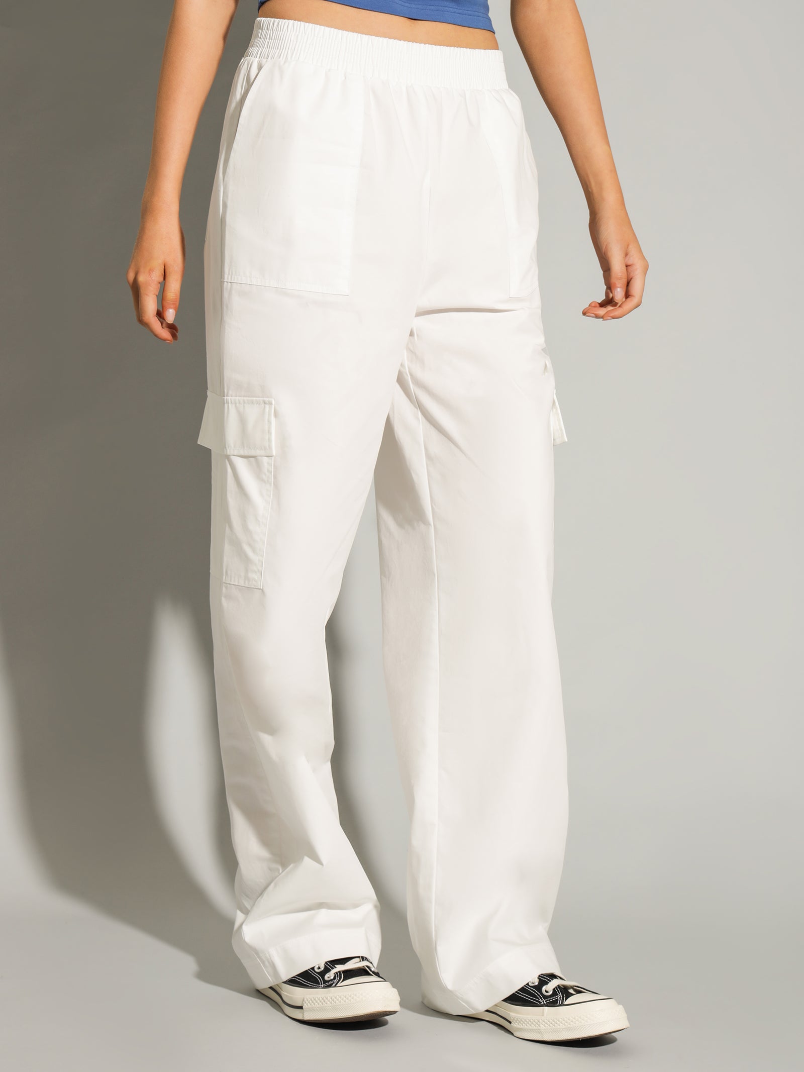 Down Town Cargo Pants in Off White